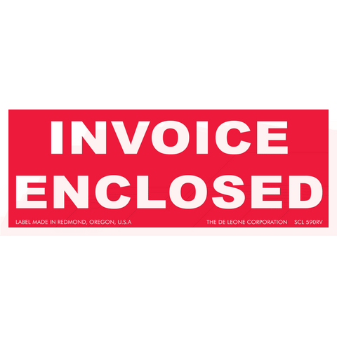 SCL590RV Invoice Enclosed