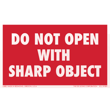 SCL593RV do not open with sharp object