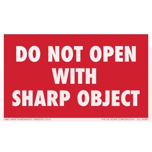 SCL593RV do not open with sharp object