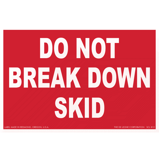 SCL812 Do Not Break Down Skid