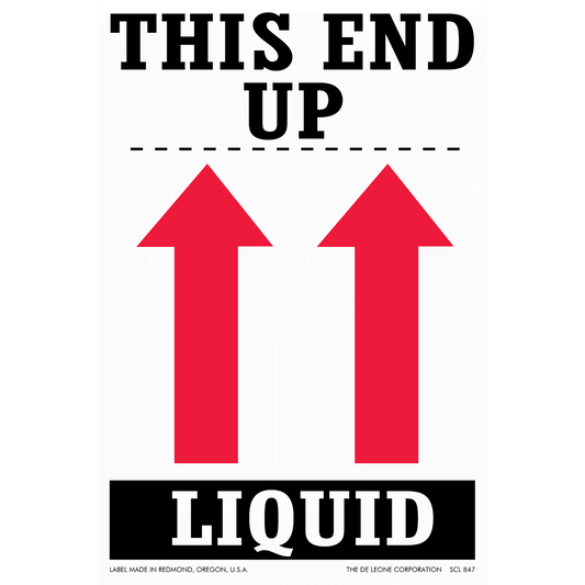 SCL847 THIS END UP - LIQUID