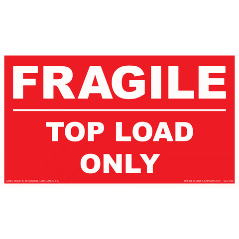 SCL902 Fragile - Top load only