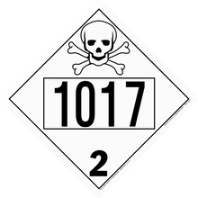 SDP402 UN 1017 - Chlorine (International Only) - Poison/Toxic Gas