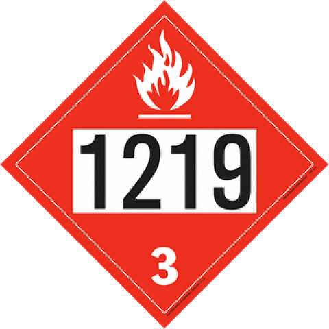 SDP415 UN 1219 Isopropanol - Flammable Liquid