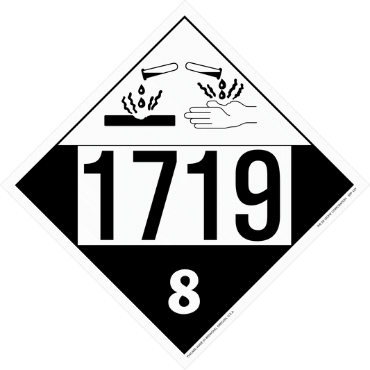 SDP429 UN 1719 Caustic Alkalis Liquids, n.o.s. - Corrosive