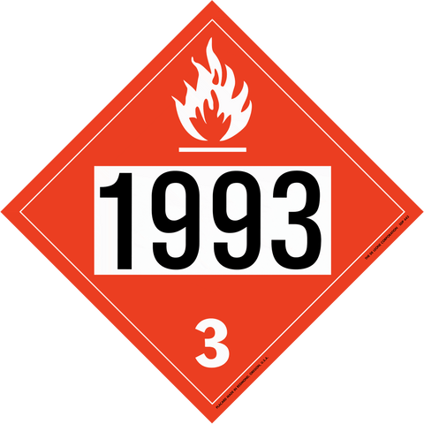 SDP443 UN 1993 Flammable Liquids, n.o.s, Fuel Oil - Flammable Liquid