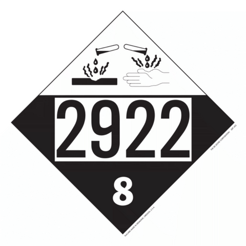 SDP452 UN 2922 Corrosive Liquids, Toxic, n.o.s. - Corrosive