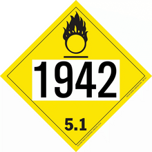 SDP541 UN 1942 Ammonium Nitrate - Oxidizer