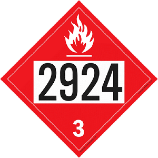 SDP553 UN 2924 Flammable Liquid, Corrosive, n.o.s. - Flammable Liquid