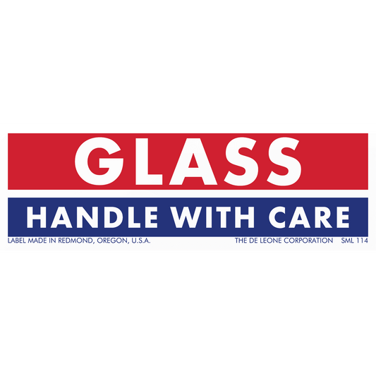 SML114 GLASS - Handle With Care