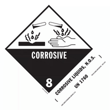 SPD5012 CORROSIVE 8 - Corrosive Liquid n.o.s. UN 1760