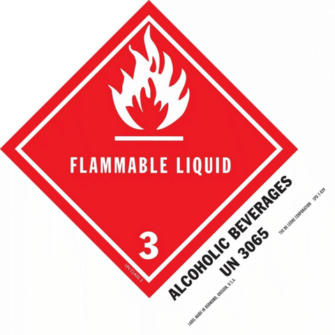 SPD5039 FLAMMABLE LIQUID 3 - Alcoholic BeveragesUN 3065