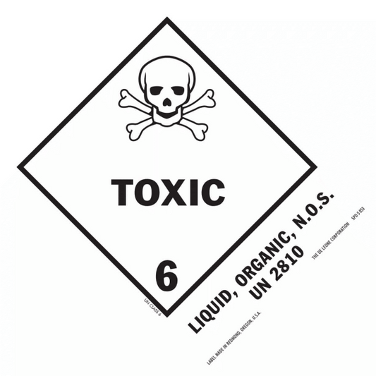 SPD5053 TOXIC 6 - Toxic, Liquid, Organic n.o.s. UN 2810