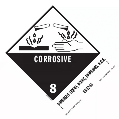 SPD5054 Corrosive liquid, acidic inorganic, n.o.s UN 3264