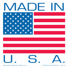 USA304 Made Paper Labels with Permanent Adhesive, 1000 Roll