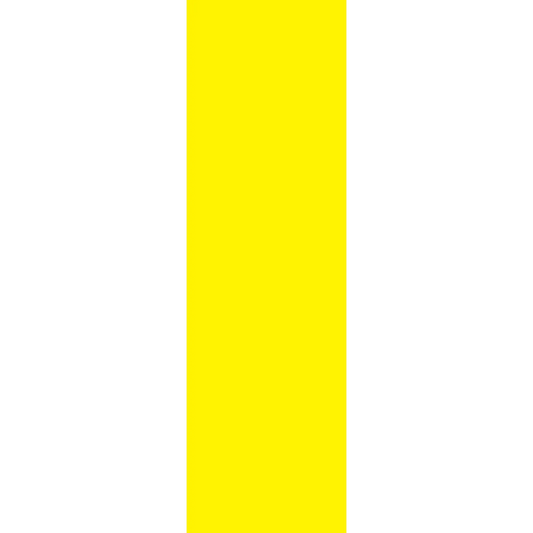 Bright yellow vertical rectangle.