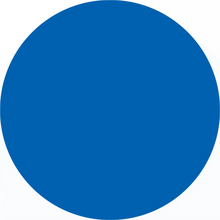 Perfect blue circle.