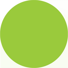 Solid lime green circle.