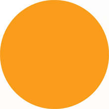 Perfect orange circle.