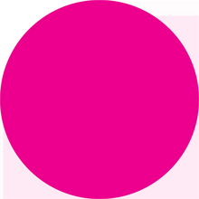 Hot pink circle.