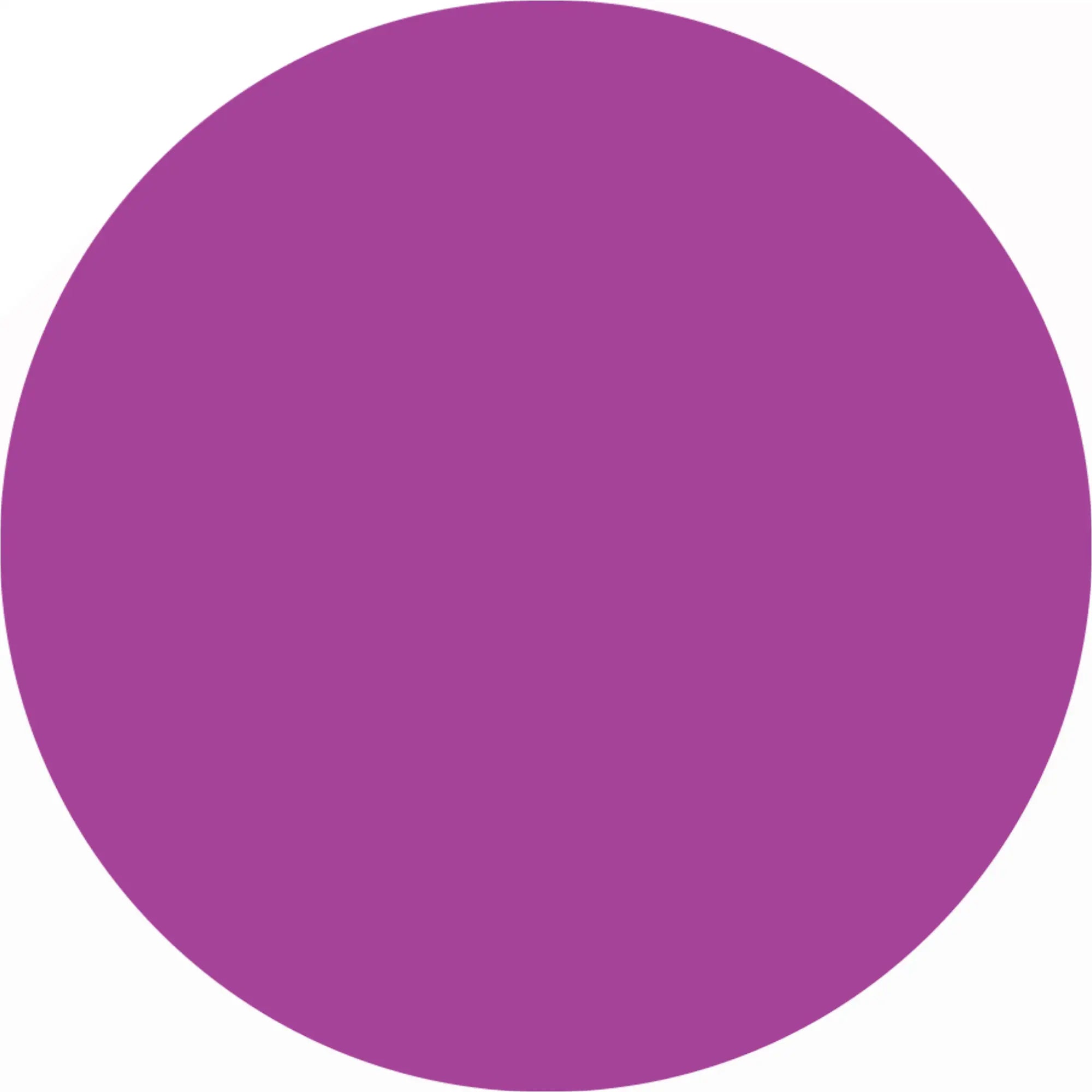 Solid purple circle.