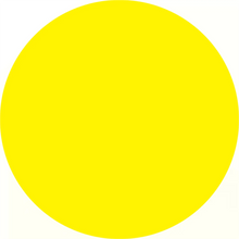 Perfect yellow circle.