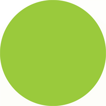 Bright lime-green circle.