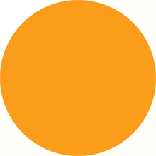 Perfect orange circle.