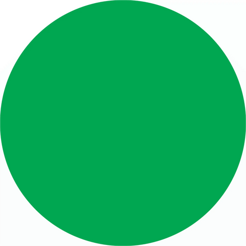 Perfect green circle.