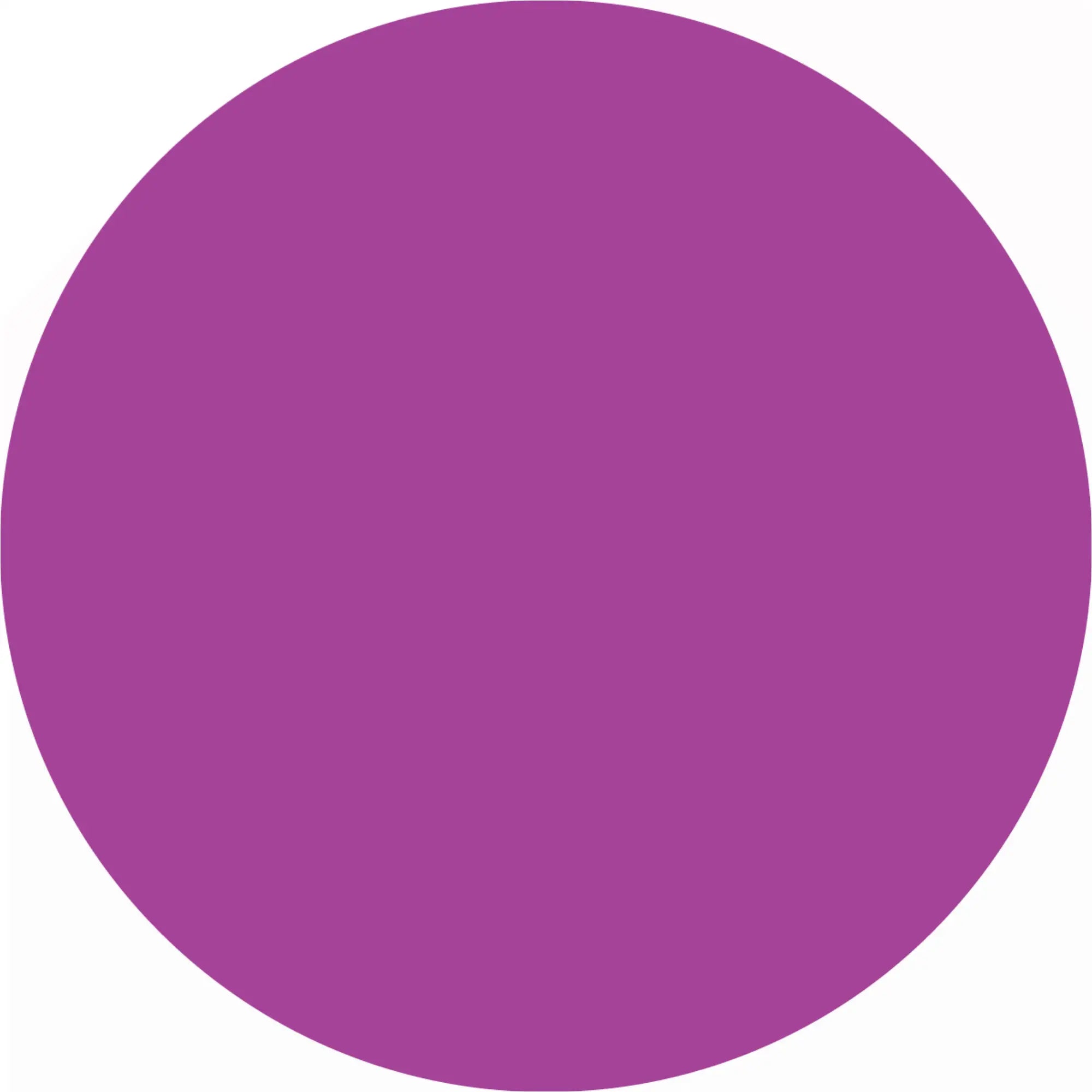 Solid purple circle.