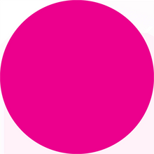 Bright pink circle.