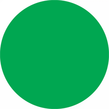 Solid green circle.