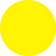 Perfect yellow circle.