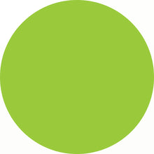 Solid lime green circle.