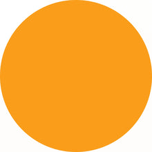 Perfect orange circle.