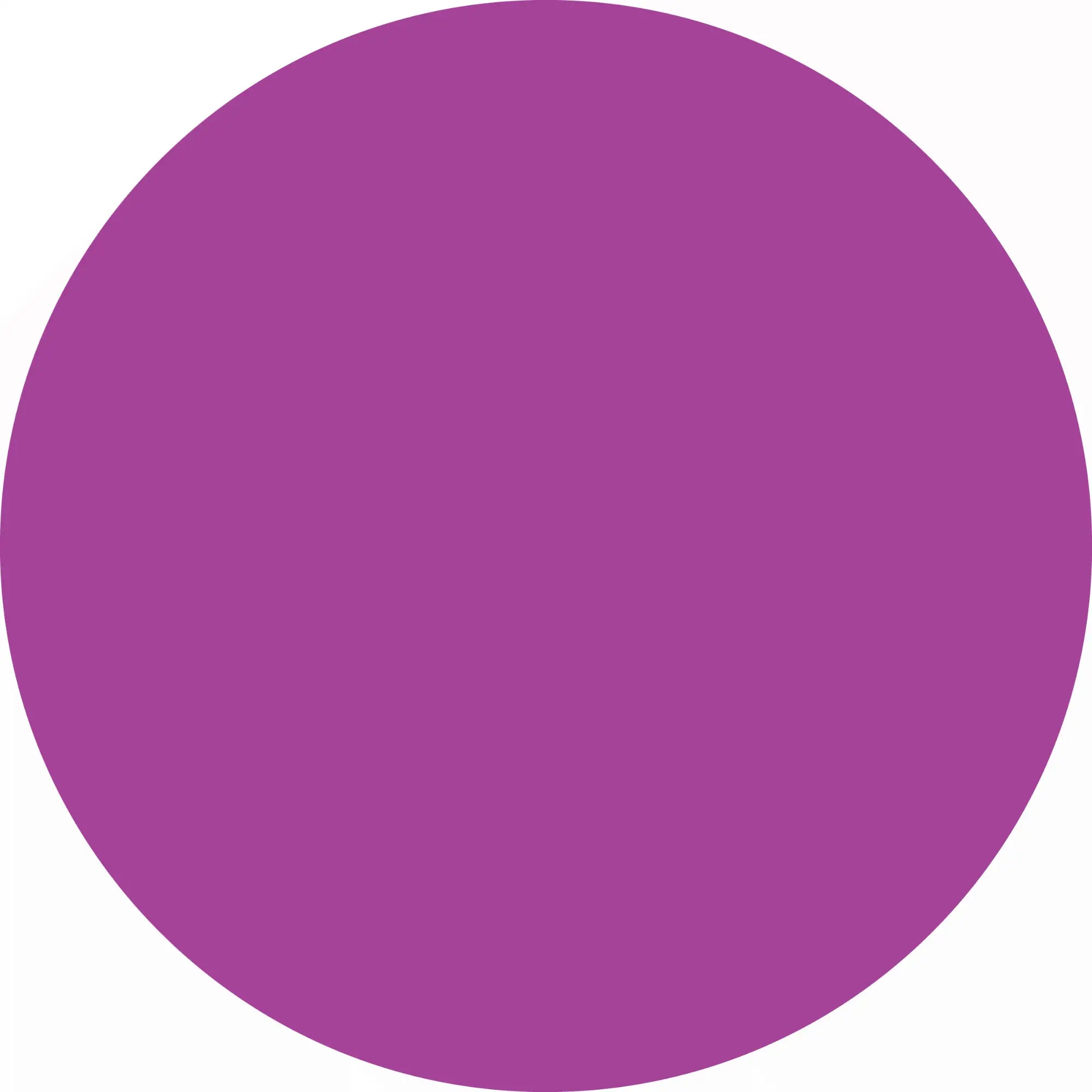Solid purple circle.