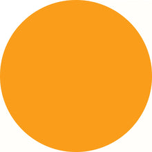 Perfect orange circle.