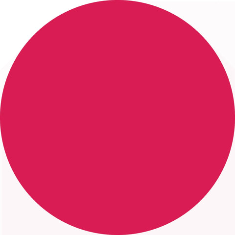 Solid red circle.