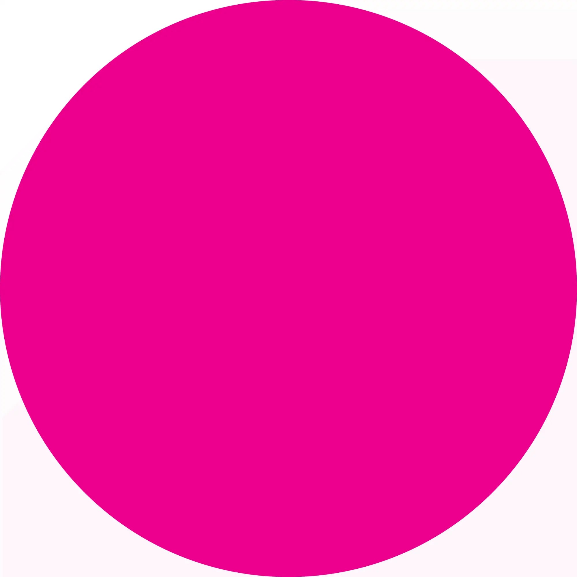 Bright pink circle.