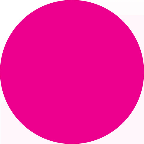 Bright pink circle.