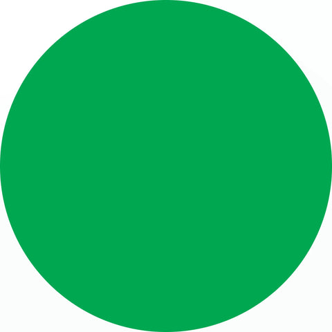 Solid green circle.