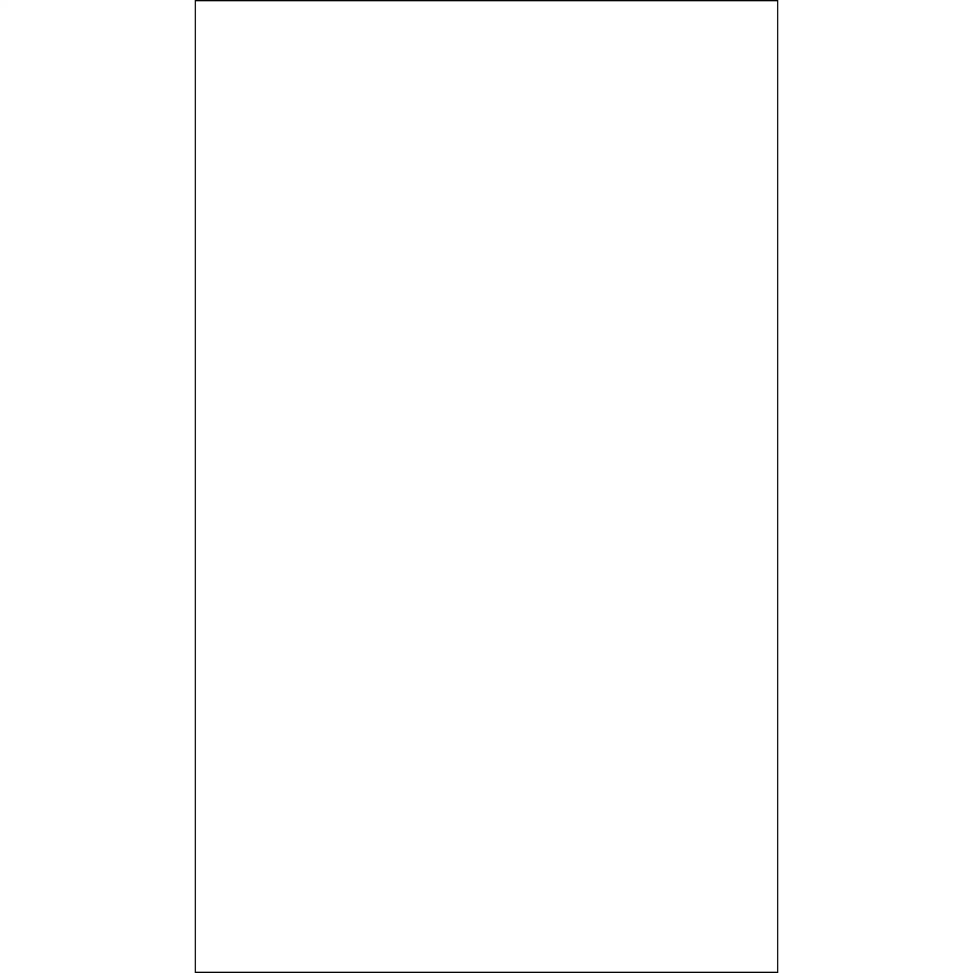 A simple black rectangular outline on a white background.
