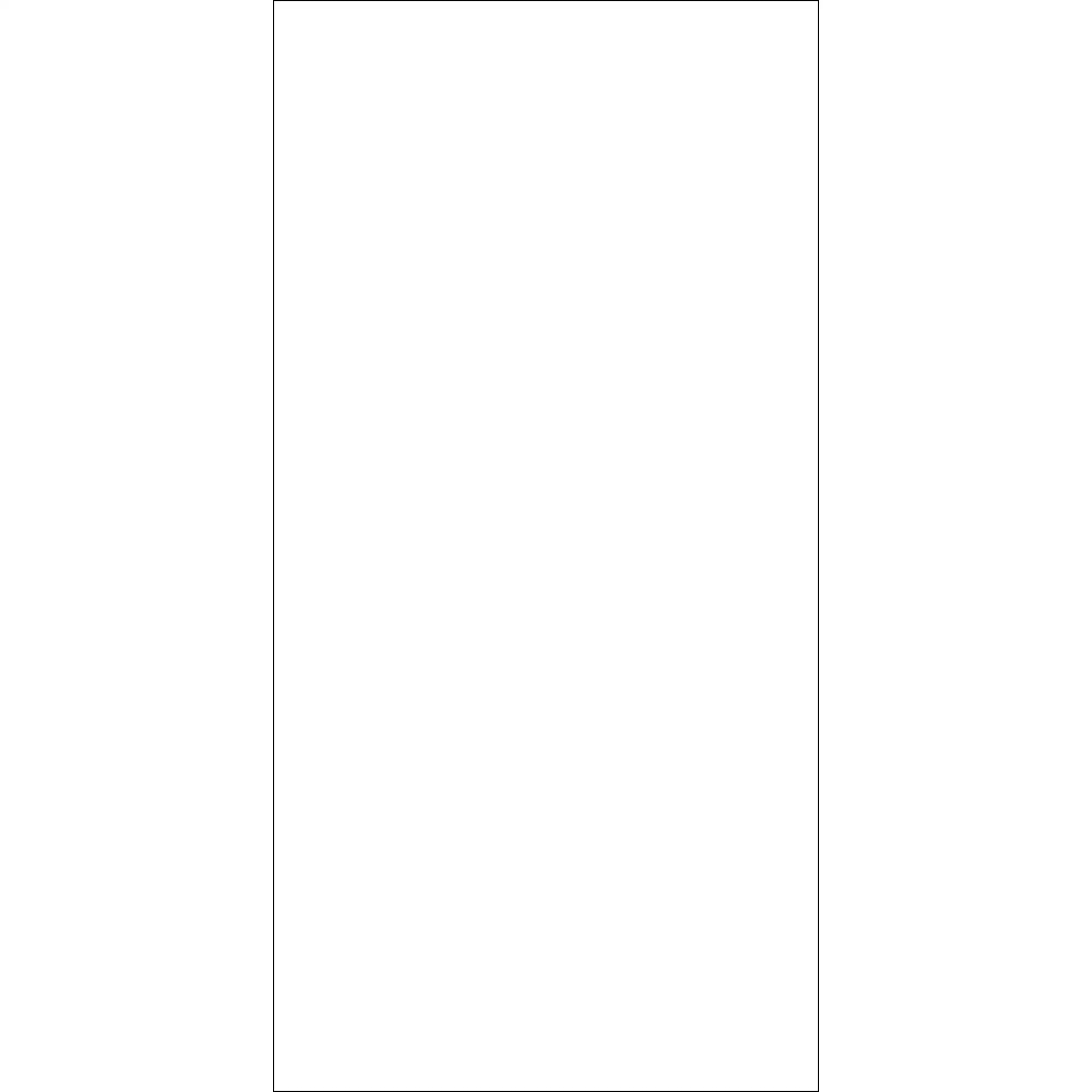 Simple black rectangular outline on a white background.