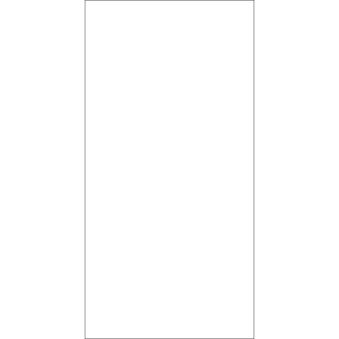 Simple black rectangular outline on a white background.