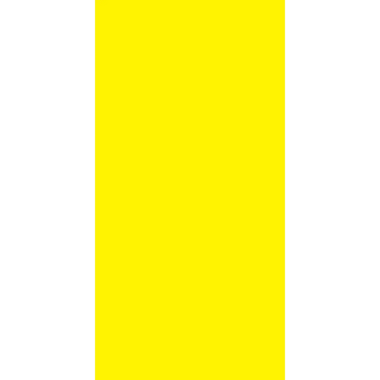 Solid yellow rectangle.