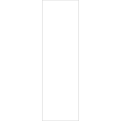 White vertical rectangle with thin black outline.