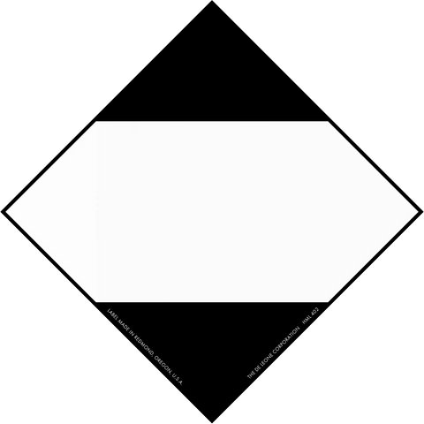 Diamond-shaped symbol with black triangles at top and bottom and a white center band.