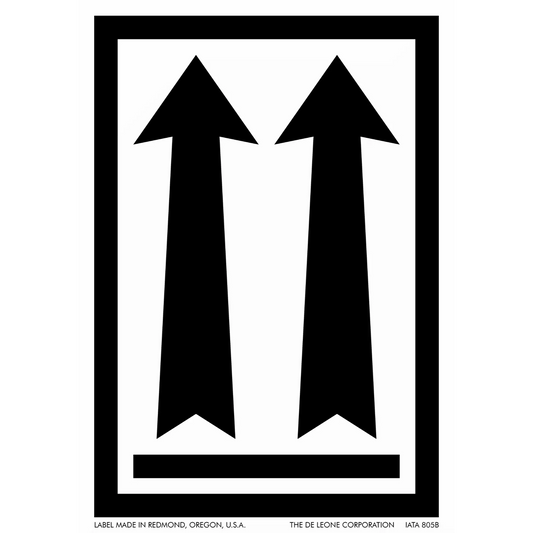 Two parallel black upward-pointing arrows within a rectangular border.