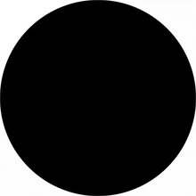 Perfect black circle.