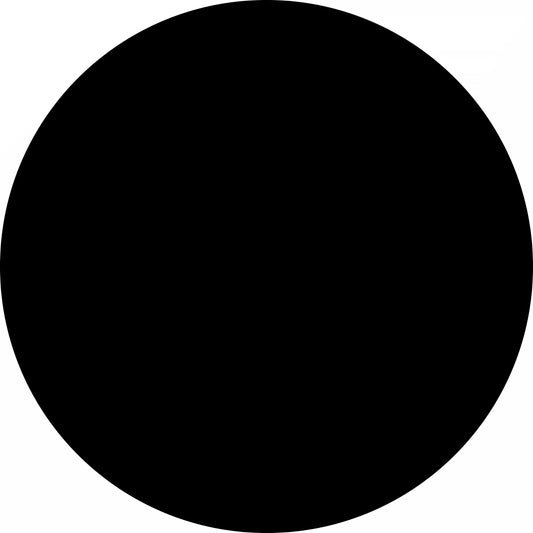 Perfect black circle.